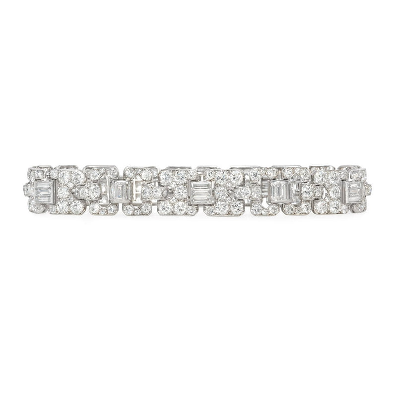 Art Deco diamond bracelet, Mauboussin