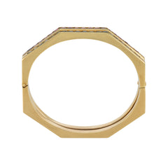 Cartier 1970s gold bangles in rubies and sapphires