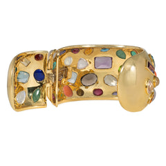 Seaman Schepps multigem and gold Fifties Cuff