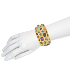 Seaman Schepps multigem and gold Fifties Cuff