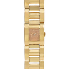 Hermès Mid-Century gold tank watch