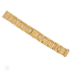 Hermès Mid-Century gold tank watch
