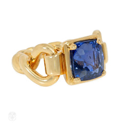 Important Marchak, Paris Burma sapphire ring