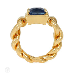 Important Marchak, Paris Burma sapphire ring