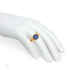 Important Marchak, Paris Burma sapphire ring