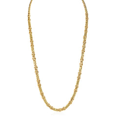Italian convertible gold curb link necklace and bracelet