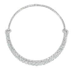 Important Fontana, Paris diamond swag necklace