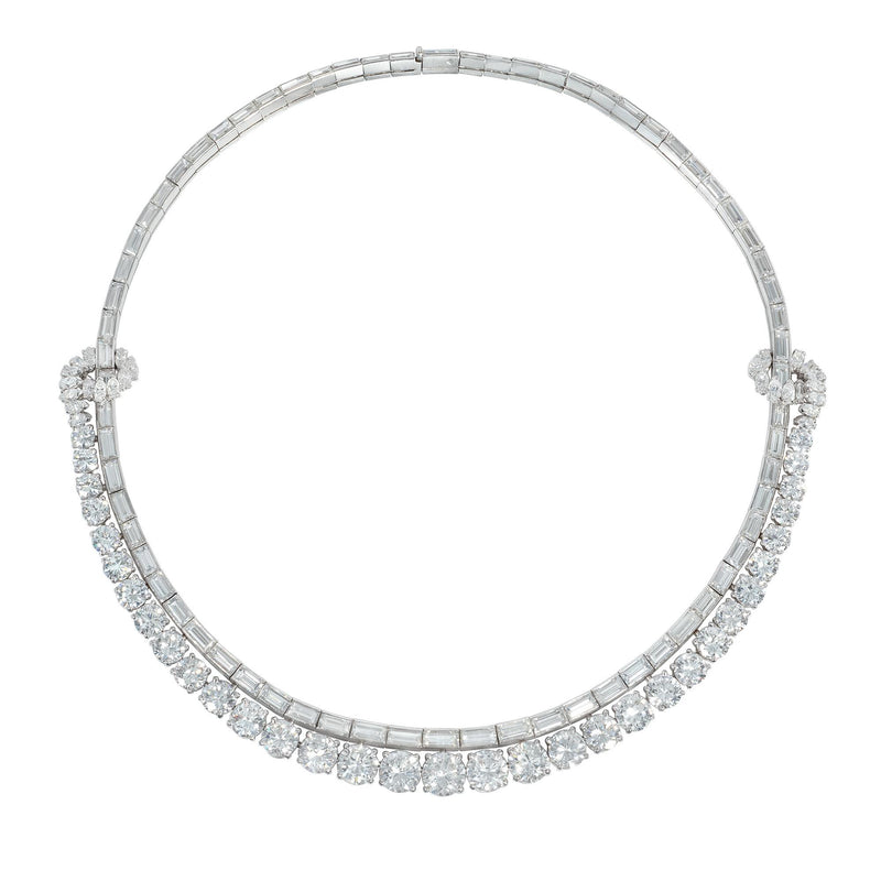 Important Fontana, Paris diamond swag necklace