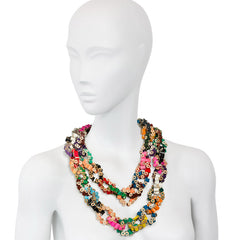 Colored pencil necklace, Margherita Marchioni