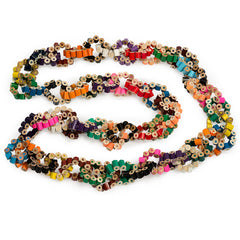 Colored pencil necklace, Margherita Marchioni