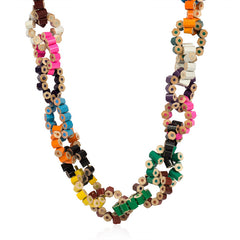Colored pencil necklace, Margherita Marchioni