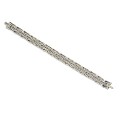 Marcus & Co. Art Deco diamond and sapphire "Escalier" bracelet