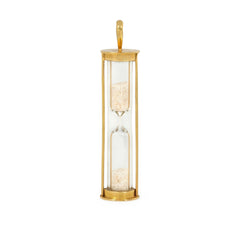 Mid-Century French gold hourglass charm