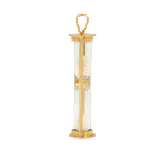 Mid-Century French gold hourglass charm