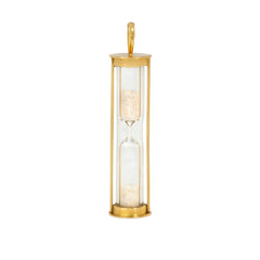 Mid-Century French gold hourglass charm