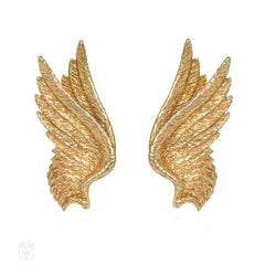 Mid-Century angel wing earrings
