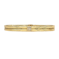 Vacheron Constantin gold, tapered bracelet watch