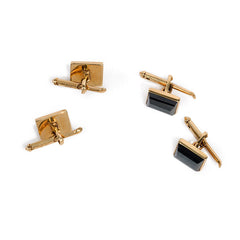 Gold and hematite dress set
