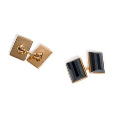 Gold and hematite dress set