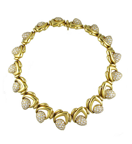 René Boivin day-to-night diamond and gold necklace