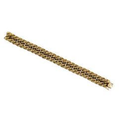Georges L'enfant for Boivin two-color woven gold bracelet
