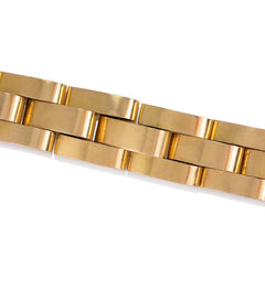 Retro gold "escalator" style bracelet