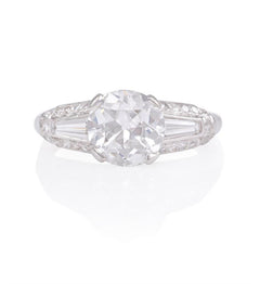Art Deco diamond engagement ring, Shreve and Co