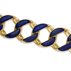 Gold and lapis bracelet, Cartier