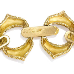 Textured gold necklace, Van Cleef & Arpels