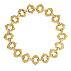 Textured gold necklace, Van Cleef & Arpels