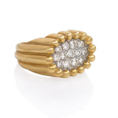 Gold and diamond Tartelette ring, Van Cleef & Arpels