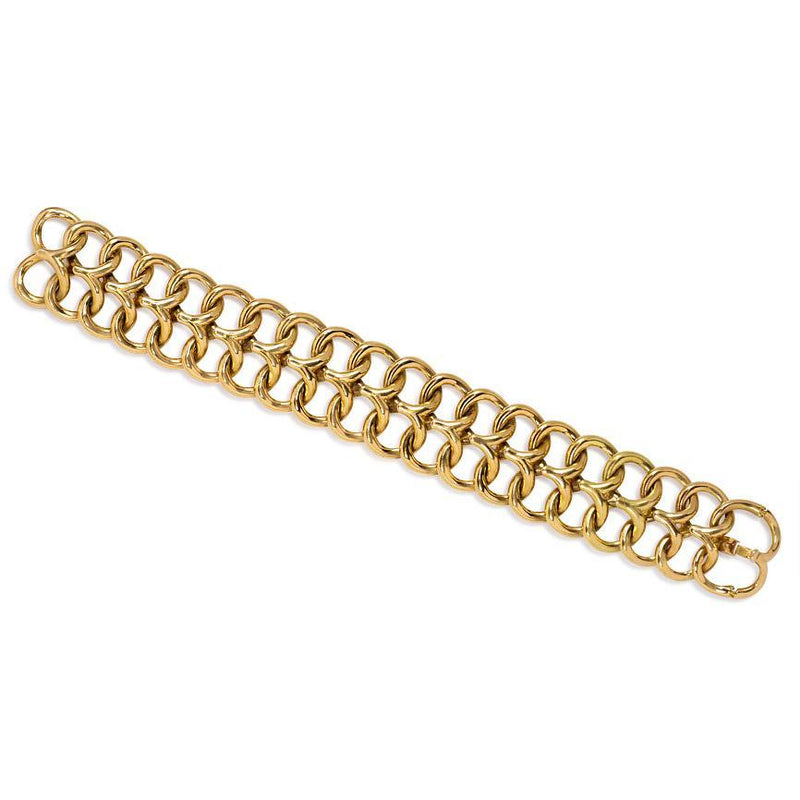 Retro gold figure-eight link bracelet, Van Cleef & Arpels