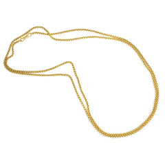 Antique gold long guard chain