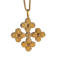 Antique gold, garnet and diamond Maltese cross, Phillips Brothers