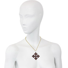 Antique gold, garnet and diamond Maltese cross, Phillips Brothers