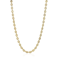 Gold nautical link chain