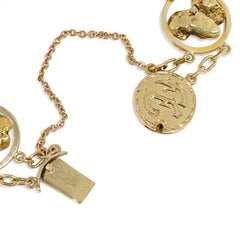 Antique gold nugget bracelet