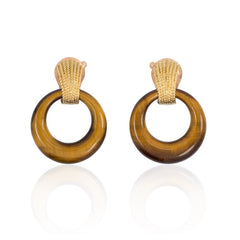 Gold earrings with interchangeable doorknocker hoops, Van Cleef & Arpels