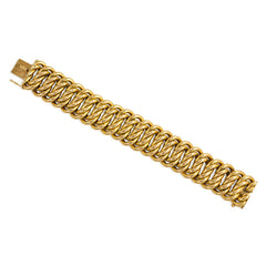 Rose gold curblink bracelet