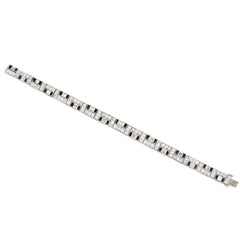 Art Deco diamond and onyx bracelet, Udall & Ballou