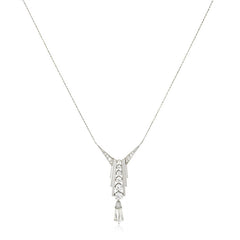 Art Deco diamond pendant necklace, Garrard