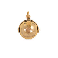 Antique masonic ball pendant
