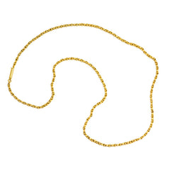 Antique gold oval chain