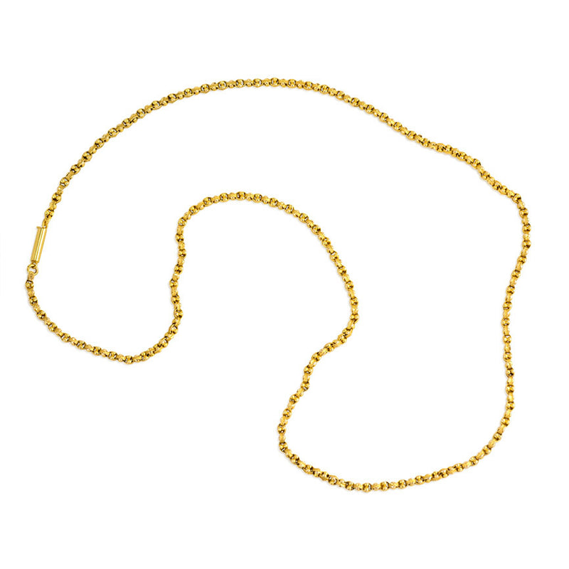 Antique gold oval chain