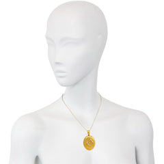 Antique gold and diamond buckle motif locket