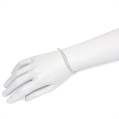 Estate tapered undulating diamond bracelet