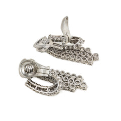 Retro diamond "Cascade" earrings, Van Cleef & Arpels
