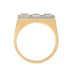 Art Deco old mine diamond ring