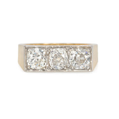 Art Deco old mine diamond ring