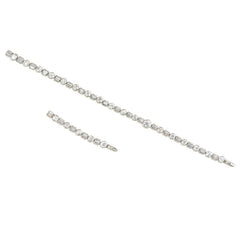 Art Deco convertible diamond necklace